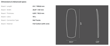 Load image into Gallery viewer, B110/TOR - SABFOIL TORPEDO 110L DOWNWIND FREE FOILBOARD | HYDROFOIL BOARD