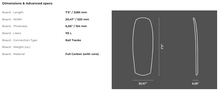 Load image into Gallery viewer, B115/SIL - SABFOIL SILURO 115L DOWNWIND PURE FOILBOARD | HYDROFOIL BOARD
