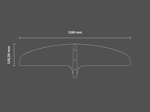SABFOIL - FRONT WING LEVIATHAN PRO 1260