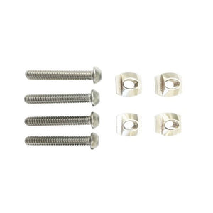 SABFOIL - Hardware kit for rail boards - 4 x Track Nuts M8, Screws M8X35 and Washers