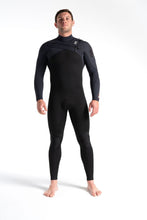 Load image into Gallery viewer, C-SKINS Rewired 3/2 Men's GBS Chest Zip Steamer Black/Black X/Warm Red