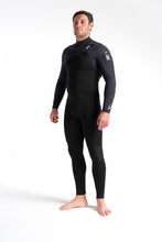 Load image into Gallery viewer, C-SKINS Rewired 3/2 Men's GBS Chest Zip Steamer Black/Black X/Warm Red