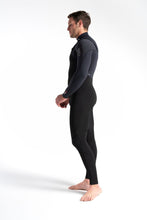 Load image into Gallery viewer, C-SKINS Rewired 3/2 Men's GBS Chest Zip Steamer Black/Black X/Warm Red