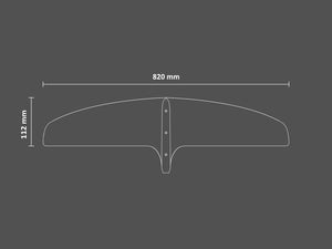 WRP825 - SABFOIL RAZOR PRO 825 FRONT WING