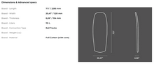 Load image into Gallery viewer, B115/SIL - SABFOIL SILURO 115L DOWNWIND PURE FOILBOARD | HYDROFOIL BOARD
