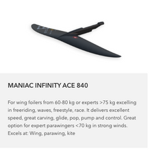 Load image into Gallery viewer, ENSIS MANIAC INFINITY ACE - Front wings 540-1390

