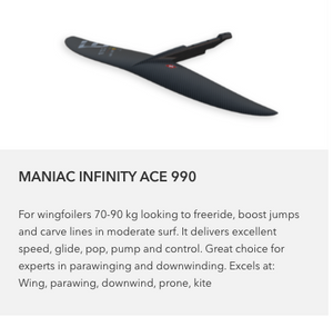 ENSIS MANIAC INFINITY ACE - Front wings 540-1390