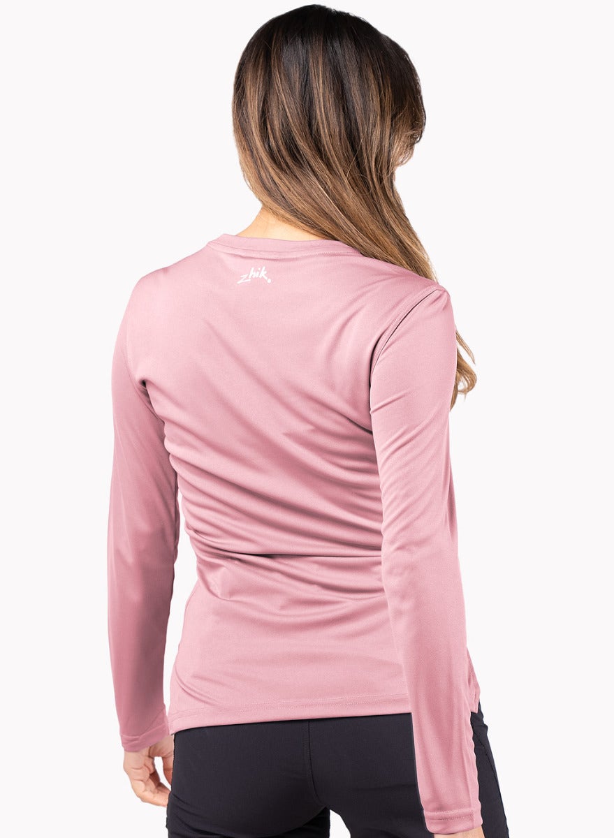 Womens UVActive Long Sleeve Top - Pink
