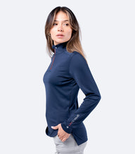 Load image into Gallery viewer, Womens UVActive High Collar 1/4 Zip Top
