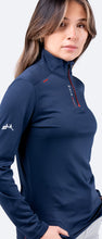 Load image into Gallery viewer, Womens UVActive High Collar 1/4 Zip Top
