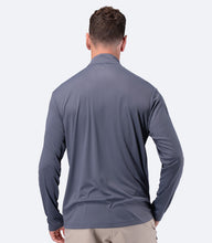 Load image into Gallery viewer, Mens UVActive Zip Long Sleeve Tech Top - Deep
