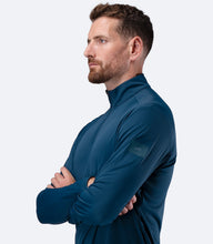 Load image into Gallery viewer, Mens UVActive Zip Long Sleeve Tech Top - Deep
