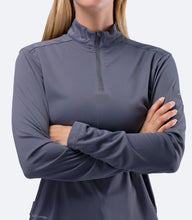 Load image into Gallery viewer, Womens UVActive Zip Long Sleeve Tech Top - Deep
