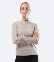 Load image into Gallery viewer, Womens UVActive Zip Long Sleeve Tech Top - Deep
