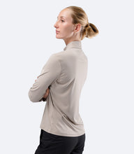 Load image into Gallery viewer, Womens UVActive Zip Long Sleeve Tech Top - Deep
