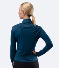 Load image into Gallery viewer, Womens UVActive Zip Long Sleeve Tech Top - Deep
