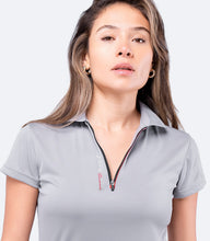 Load image into Gallery viewer, Womens UVActive Zip Sports Polo
