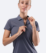 Load image into Gallery viewer, Womens UVActive Short Sleeve Polo - Deep
