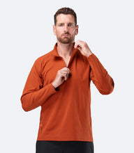 Load image into Gallery viewer, Mens ZhikMotion Zip Top - Red Earth
