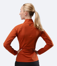 Load image into Gallery viewer, Womens ZhikMotion Zip Top - Red Earth
