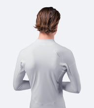 Load image into Gallery viewer, Mens White Eco Spandex Long Sleeve Top
