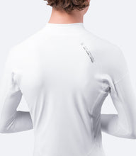 Load image into Gallery viewer, Mens White Eco Spandex Long Sleeve Top
