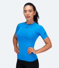 Load image into Gallery viewer, Womens Eco Spandex LT Short Sleeve Baselayer Top
