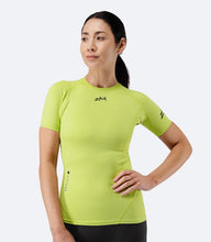 Load image into Gallery viewer, Womens Eco Spandex LT Short Sleeve Baselayer Top
