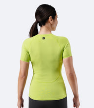 Load image into Gallery viewer, Womens Eco Spandex LT Short Sleeve Baselayer Top
