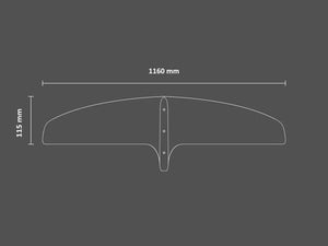 SABFOIL - FRONT WING LEVIATHAN PRO 1160