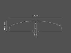 SABFOIL - FRONT WING RED DEVIL 654