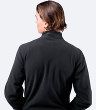 Load image into Gallery viewer, Mens Black Full Zip Fleece Jacket
