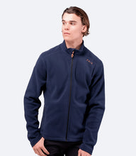 Load image into Gallery viewer, Mens Black Full Zip Fleece Jacket
