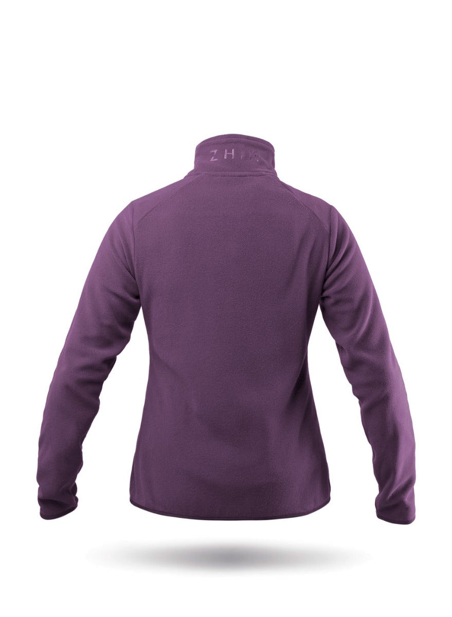 Womens Amethyst Full Zip Fleece Jacket