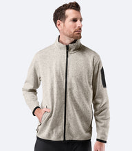Load image into Gallery viewer, Mens Knit Fleece Jacket
