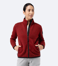 Load image into Gallery viewer, Womens Knit Fleece Jacket

