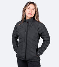 Load image into Gallery viewer, Womens Black Cell Insulated Jacket
