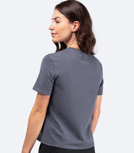 Load image into Gallery viewer, Womens Zhik Logo Cotton T-Shirt - Navy
