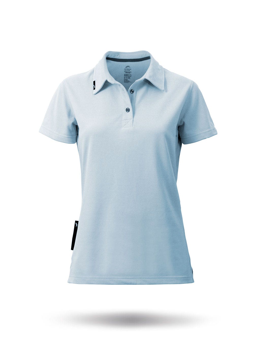 Womens Poly Cotton Polo-SKY