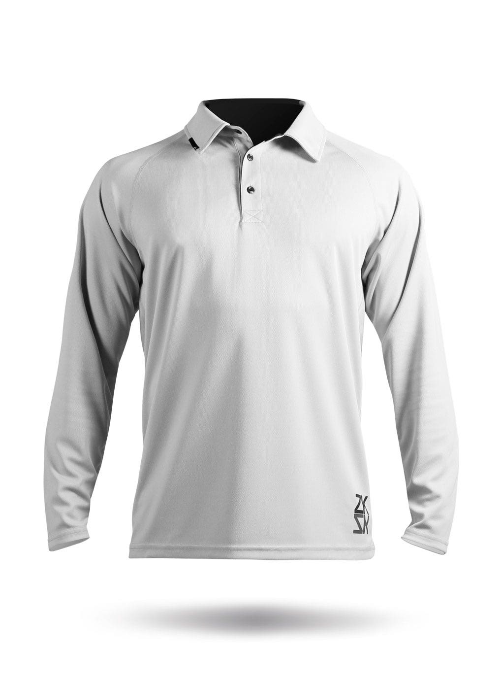 Mens Long Sleeve Zhikdry Polo-WT