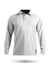 Load image into Gallery viewer, Mens Long Sleeve Zhikdry Polo-WT
