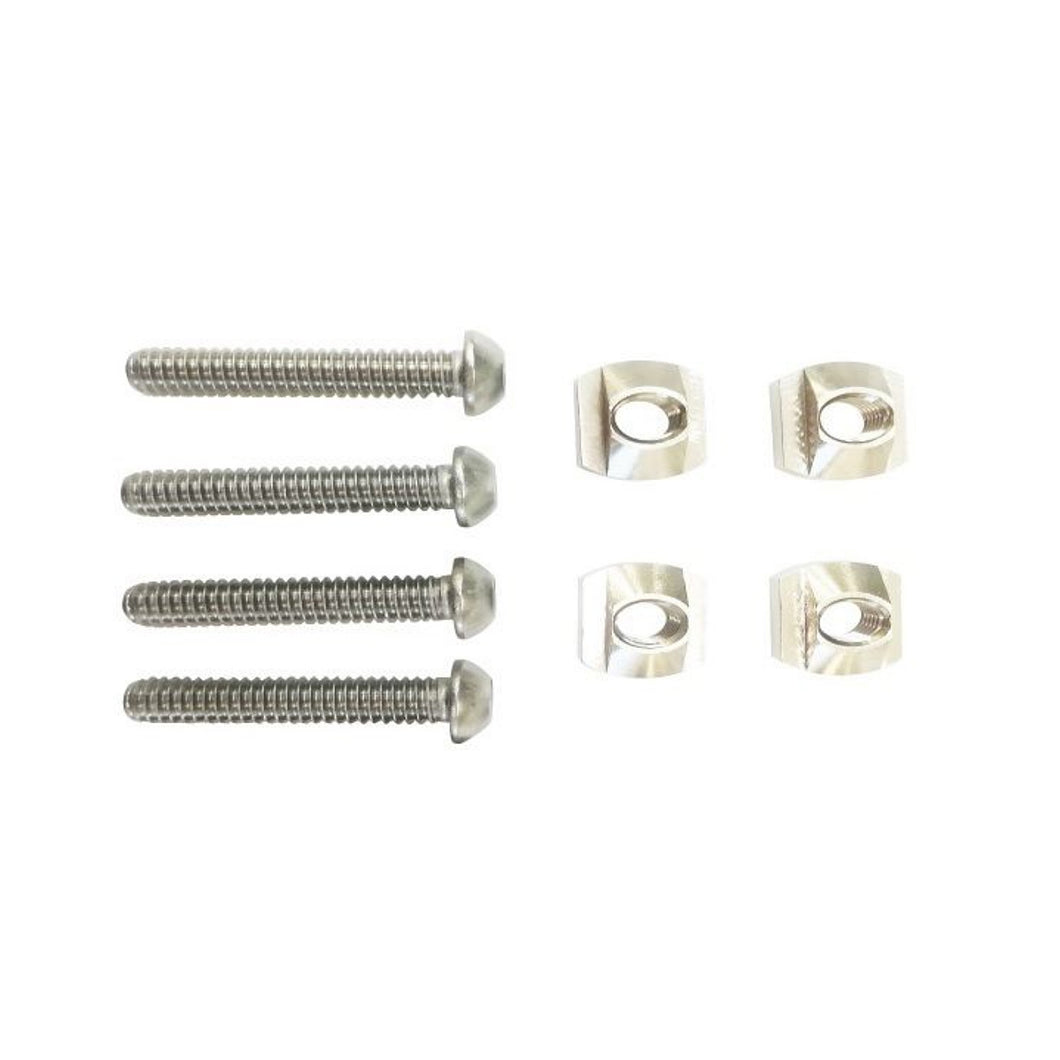 Hardware kit for rail boards - 4 x Track Nuts M8, Screws M8X35 and Washers