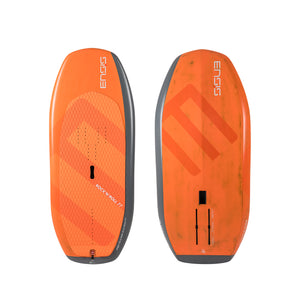 Ensis Rock'N"Roll orange wing foil board front and back view