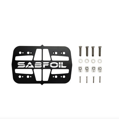 Sabfoil quick mounting kit including base plate with screws and washers 